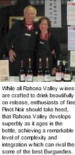 http://www.rahonavalley.com.au/ - Rahona Valley - Tasting Notes On Australian & New Zealand wines